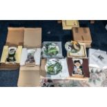 A Large Box Containing a Quantity of Cabinet Plates, to include Davenport, Royal Grafton, Wedgwood,