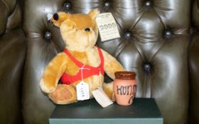 Gabrielle Designs Limited Edition Winnie the Pooh Bear. Limited Edition No. 1104/2000.