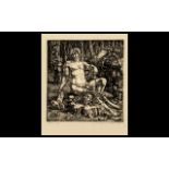 William Evan Charles Morgan Limited Edition Etching, depicting Perseus engraving 1929,