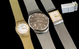 A Collection of Three Skagen Wristwatches, comprising of a gents and two ladies.