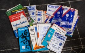 Large Collection of Football Programmes, including Wembley England v Scotland 9th April 1938,