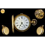 Swiss 19th Century 18ct Gold Quarter Repeater Jewelled Set Full Hunter Pocket Watch,