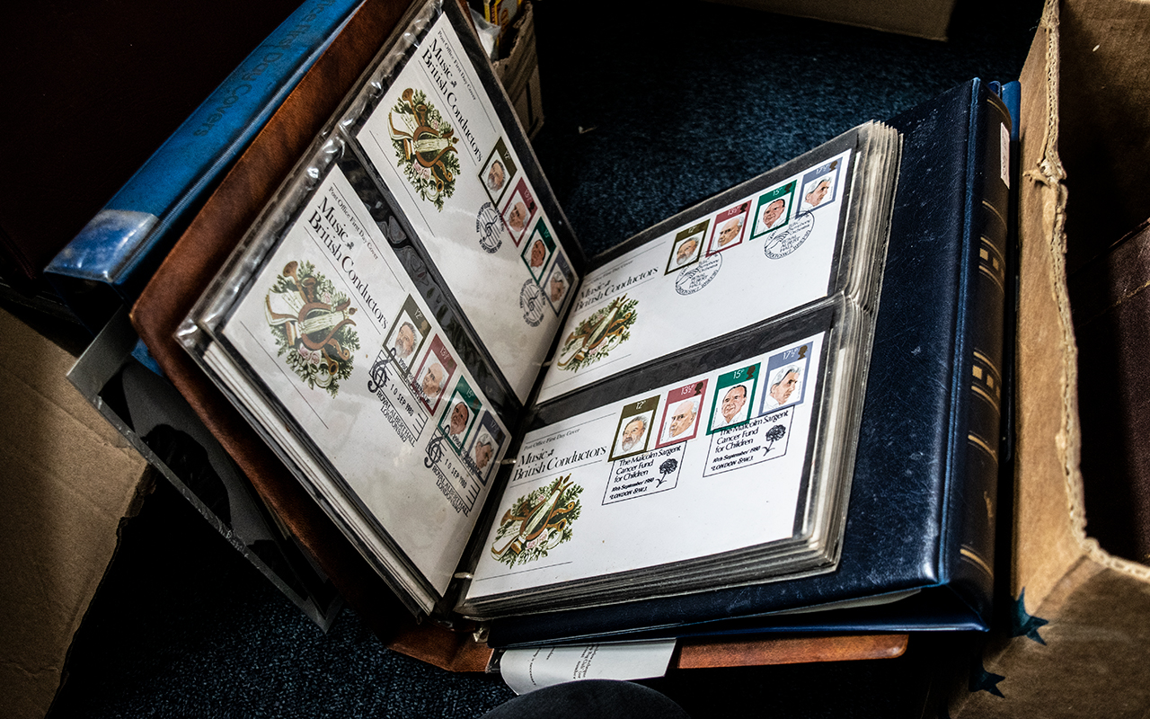 Collection of Ephemera, to include Stamps & Coins, comprising six albums containing coin covers, - Image 3 of 5