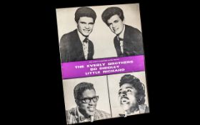 The rolling Stones Everly Brothers little Richard UK Tour Programme 1963 Lovely condition