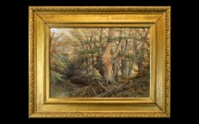 A William Ramsey Early 20th Century Watercolour, forest scene.