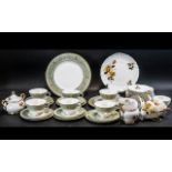 Royal Doulton 'English Renaissance' Porcelain, comprising six cup, six saucers, six side plates,