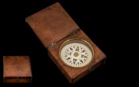 Antique Pocket Compass,