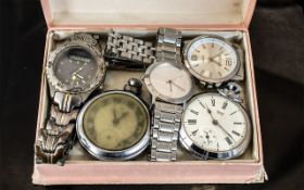 Three Gentlemen's Fashion Watches, all in working order at time of cataloguing,