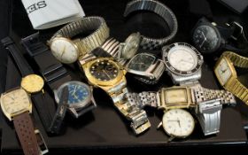 A Collection of Miscellaneous Wristwatches to include, Sekonda, Romer, Elgin manual wind, Limit,