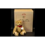 Steiff British Jubilee Edition Teddy Bear with Book, with original box and certificate.