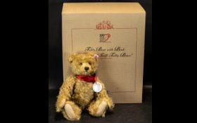 Steiff British Jubilee Edition Teddy Bear with Book, with original box and certificate.