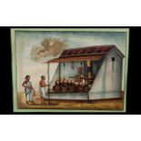 Early 19th Century East India Company School - Fine Indian Watercolour Drawing.