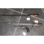 Two Bayonets, comprising a German Mauser plus one other,