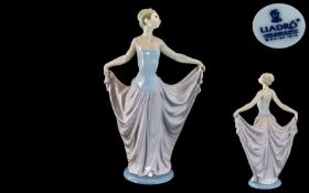 Lladro Hand Painted Porcelain Figure ' Dancer ' Model No 5050. Issued 1979 - Retired. Height 11.5