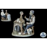 Lladro Figure Group "Pinocchio and Geppetto" 5396.