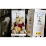 Steiff Teddy Bear 'Winnie The Pooh' Serial No. 651489, in original box with certificates.
