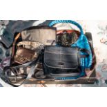 Collection of Vintage Handbags, including an Osprey shoulder bag, a snakeskin effect bag,