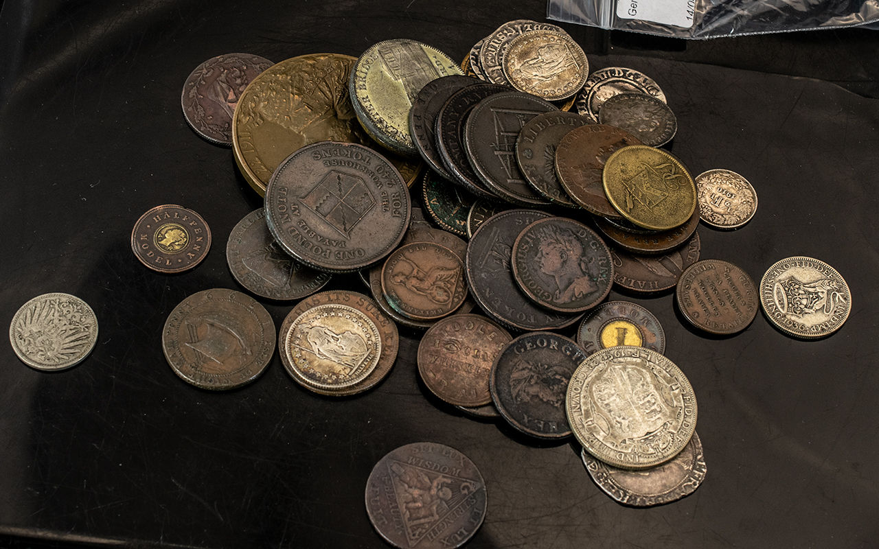 A Small Collection of Silver Coins to include an Elizabeth the First 1570 Shilling plus three