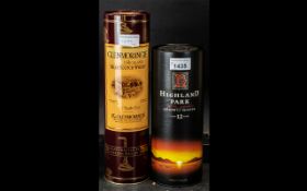 Two Bottles of Boxed Whisky, comprising Highland Park Orkney Island 12 Year Old Scotch Whisky 70cl,