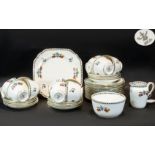 'New Chelsea' Tea Service, comprising tw