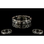 A Platinum Diamond Set Wedding/Eternity