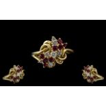 Ladies - Expensive 1980's 18ct Gold Ruby