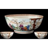 19th Century Chinese Bowl, decorated wit