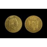 George III Gold Half Guinea - Date 1785.