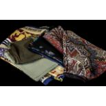 Collection of Five Liberty Silk Scarves,