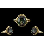 14ct Gold - Attractive Mystic Topaz Set