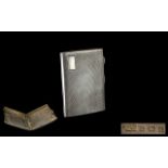 Solid Silver Cigarette Case. c.1941. By