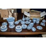 Collection of Wedgwood Blue Jasperware I