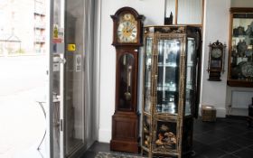 Edwardian Mahogany Long Cased Clock, bra