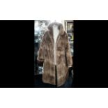 Ladies Musquash Flank Coat, golden colou