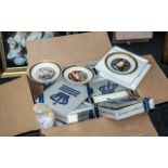 Set of 12 Royal Copenhagen Cabinet Plate