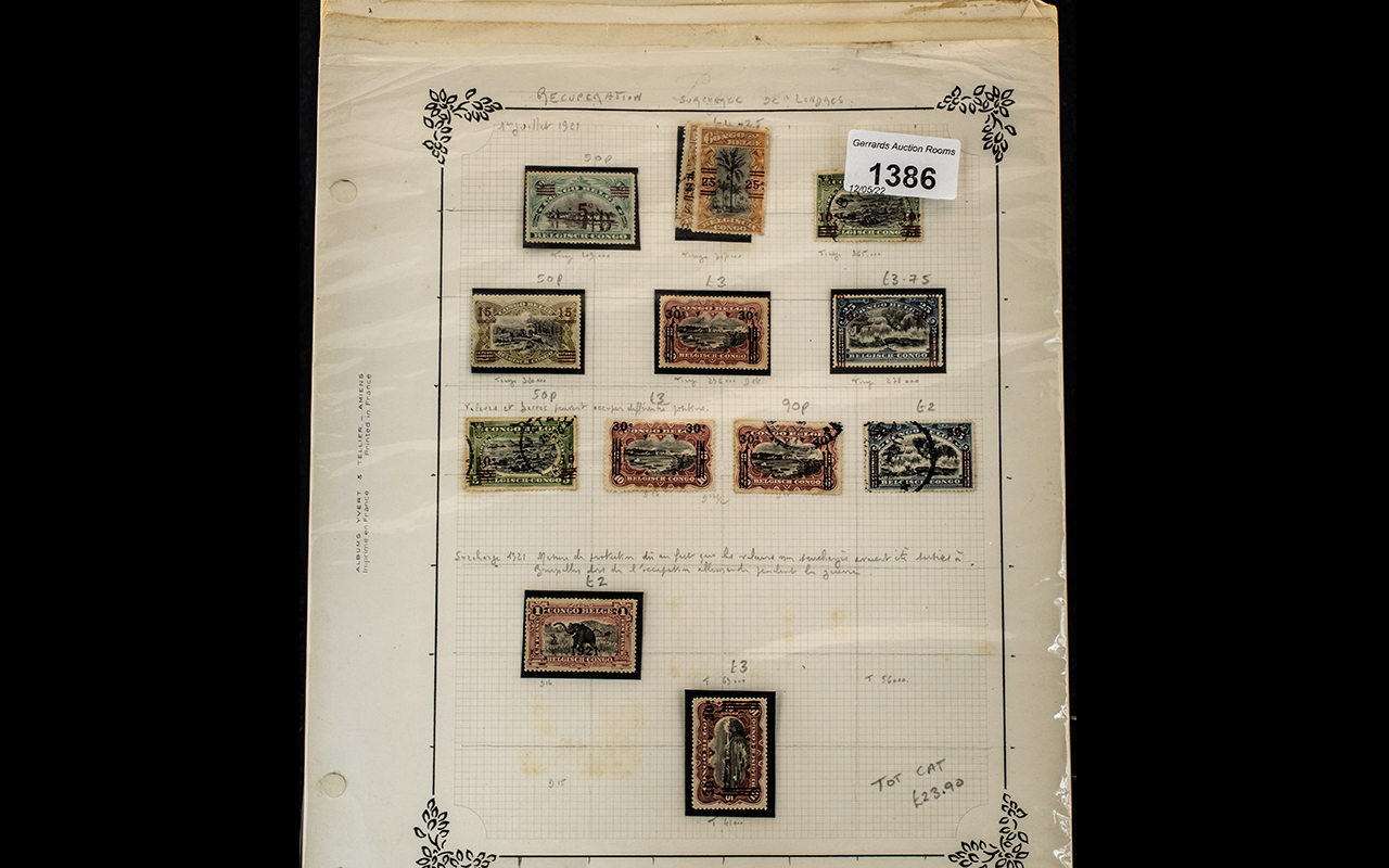 Stamp Interest - Belgium Collection on L - Image 2 of 2