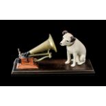 Royal Doulton Advertising Figure Nipper: Royal Doulton advertising figure Nipper from His Masters