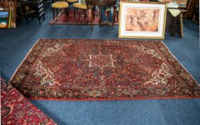 Large Genuine Persian Rug, 275cm x 196 cm - 9ft x 6ft 5 inch. Purchased from a specialist Persian