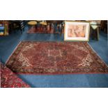 Large Genuine Persian Rug, 275cm x 196 cm - 9ft x 6ft 5 inch. Purchased from a specialist Persian