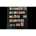 Stamp Interest - Commonwealth Stamps King Edward to 1930's, used collection on hagner,