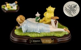 Royal Doulton - Disney Ltd and Numbered Edition Hand Painted Figure Group ' Winnie The Pooh '