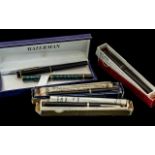 Collection of Five Vintage Fountain Pens,