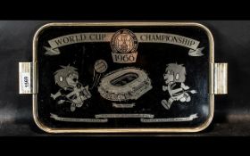 1966 World Cup Willie Commemorative Tray,