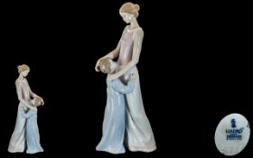 Lladro - Large Hand Painted Porcelain Figure ' Someone to Look up To ' Model No 6771.