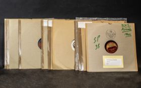 Royal & War Interest - 14 Old Vinyl 78 Records, including His Majesty's Reply dated May 9th 1935,