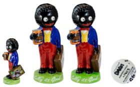 Coalport Characters Hand Painted Pair of Robertsons Jams Ltd and Numbered Edition Advertising