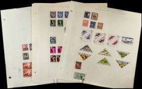 Stamp Interest - Mint or used on five leaves, regionals, Channel Islands, Lundy Island etc.