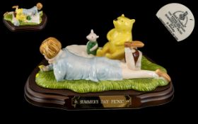 Royal Doulton Disney Winnie the Pooh Limited Edition Collection 'Summers Day Picnic' 2090/5000 and