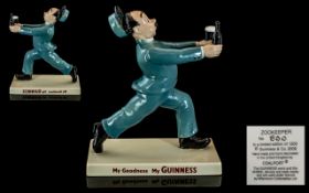 Coalport - Hand Painted Ltd and Numbered Edition Advertising Porcelain Figure for Guiness ' Zoo