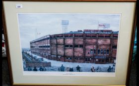 Limited Edition Print of Old Trafford, Manchester 7th February 1958, No.